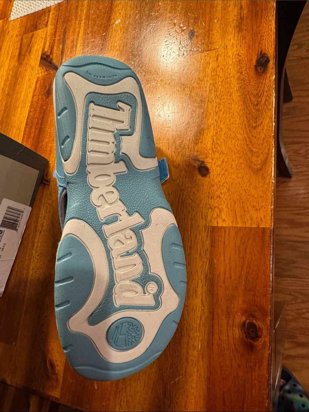 Timberland Juniors Size 5 Blue Closed Toe Sport Sandals